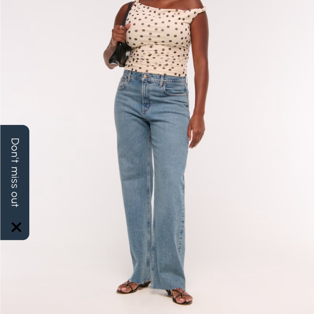 Abercrombie & Fitch Light Blue Flare Jeans